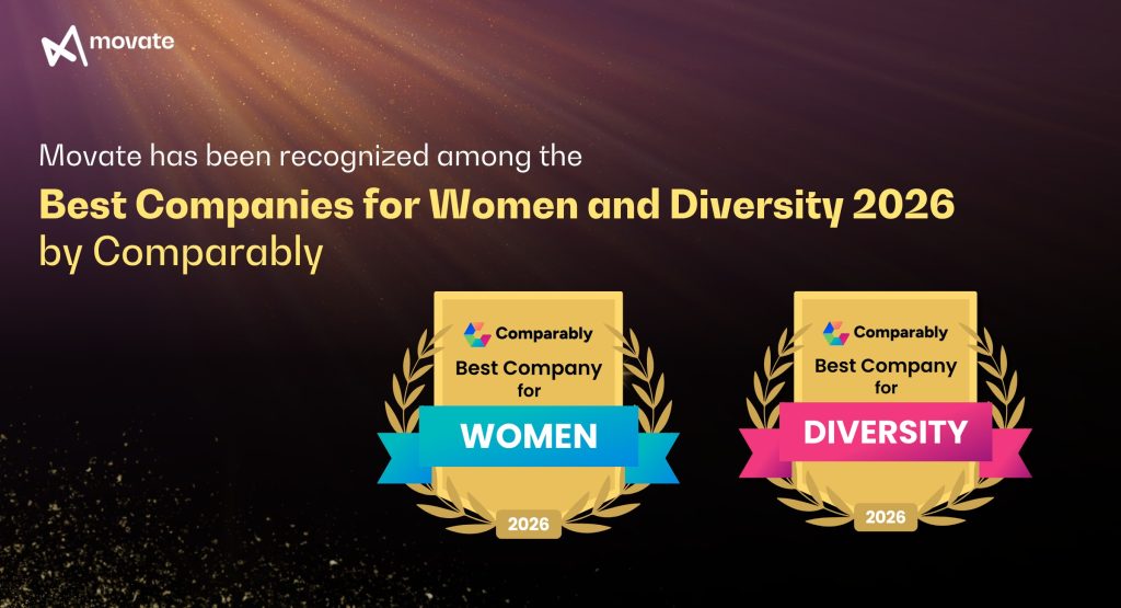 Movate’s Comparably Recognitions for Diversity and Women in 2026